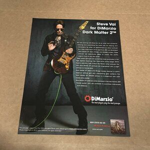 Steve Vai - DiMarzio - 2017 Print Advertisement